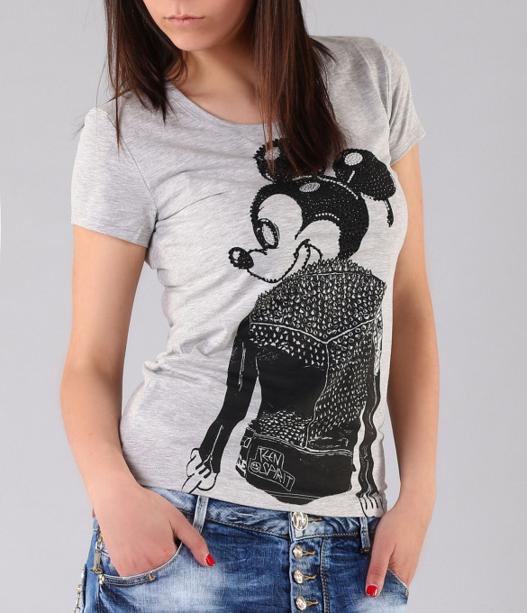 Дамска сива тениска