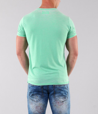 Мъжка тениска с изтъркан ефект 2