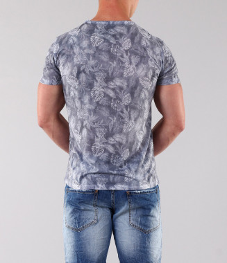 Мъжка сива тениска с... 2