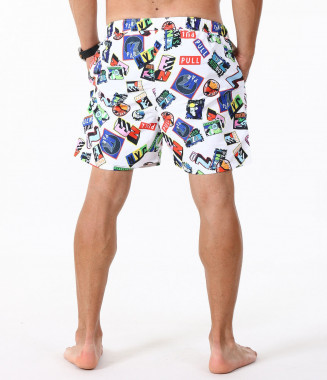 Мъжки бели шорти 4854 2