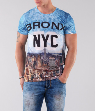 Мъжка тениска с свежа...