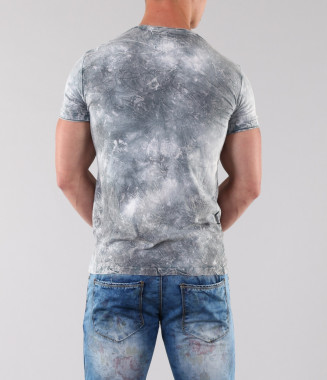 Мъжка сива тениска с... 2