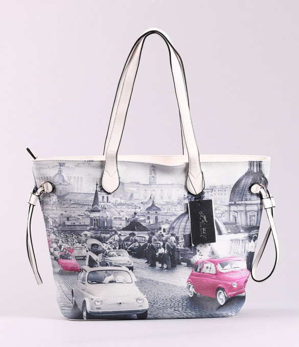 Дамска бяла чанта