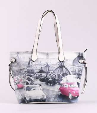 Дамска бяла чанта  2