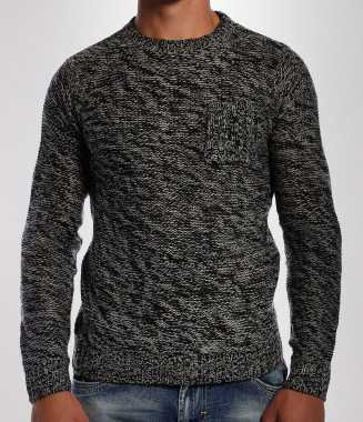 Мъжки плътен пуловер