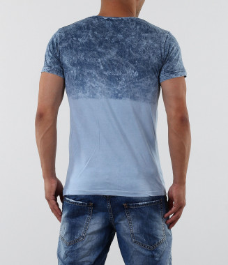 Мъжка  тениска с преливащ цвят 2