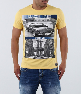 Мъжка модерна тениска-17477