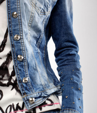 Дамско дънково яке  2