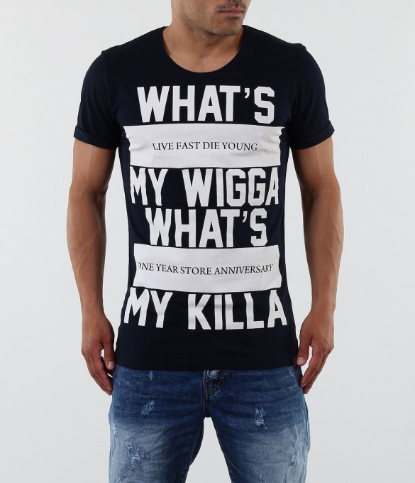 Мъжка тениска WHAT'S