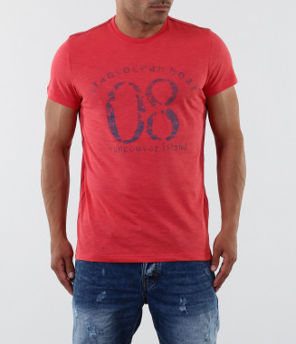 Мъжка розова тениска