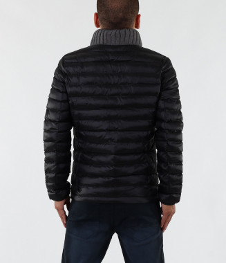 Мъжко стилно черно яке-18037 2