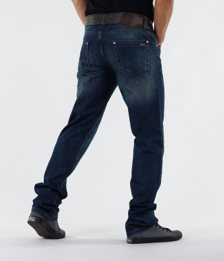 Мъжки сини стилни дънки с... 2