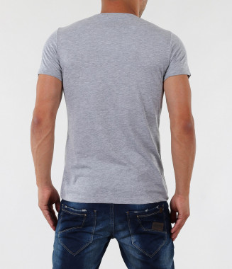 Сива мъжка тениска 2
