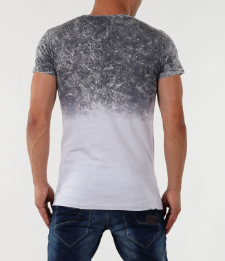 Мъжка тениска с преливащ цвят 2