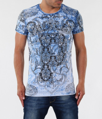 Мъжка тениска с преливащ ефект
