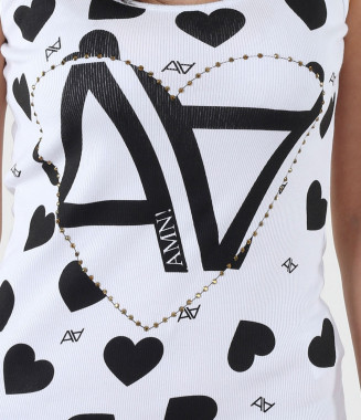 Дамски бял потник 2