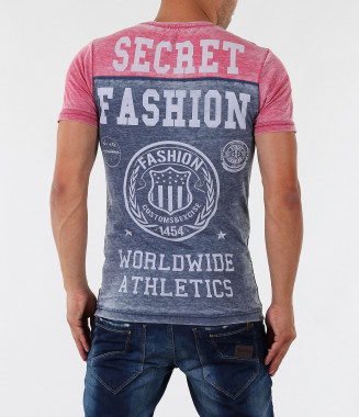 Мъжка тениска в два цвята 2