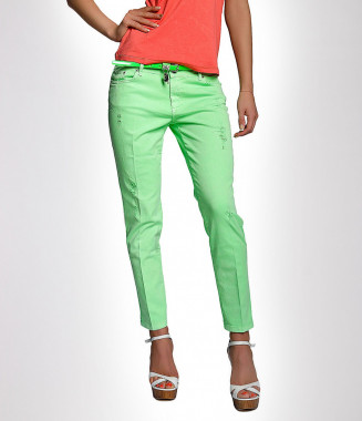 Дамски зелен панталон