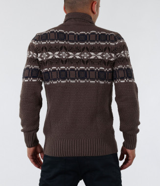 Мъжки пуловер-3843 2