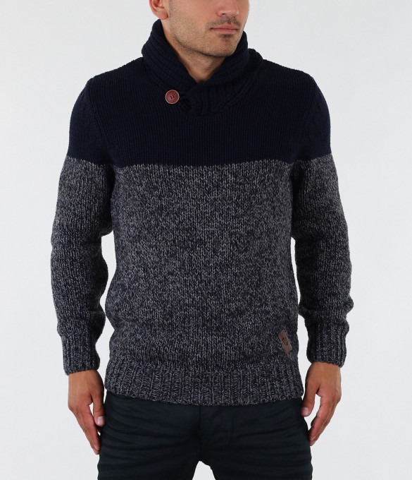 Мъжки спортно-елегантен пуловер