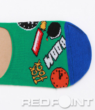 Атрактивни чорапи с принт 6582 2