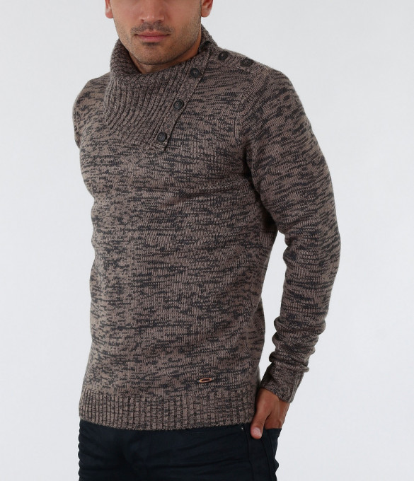 Мъжки спортно-елегантен пуловер-17062
