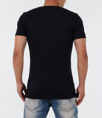 Мъжка черна тениска с... 2