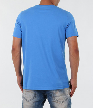 Мъжка синя тениска-3308 2