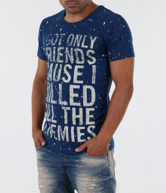 Мъжка тениска с надписи