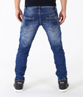 Мъжки стилни дънки-3339 2