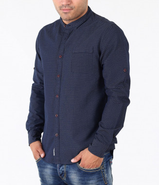 Мъжка синя риза