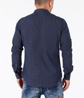 Мъжка синя риза 2