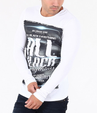 Мъжка стилна блуза-3422