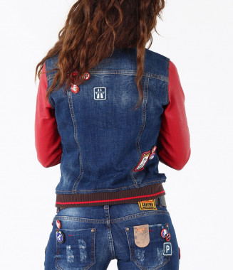 Стилно дамско спортно яке-3401 2