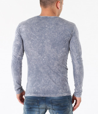 Мъжка блуза с избелял... 2