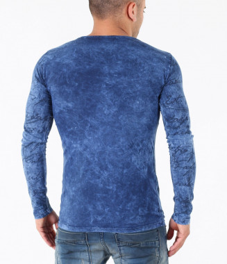 Мъжка блуза с избелял ефект... 2