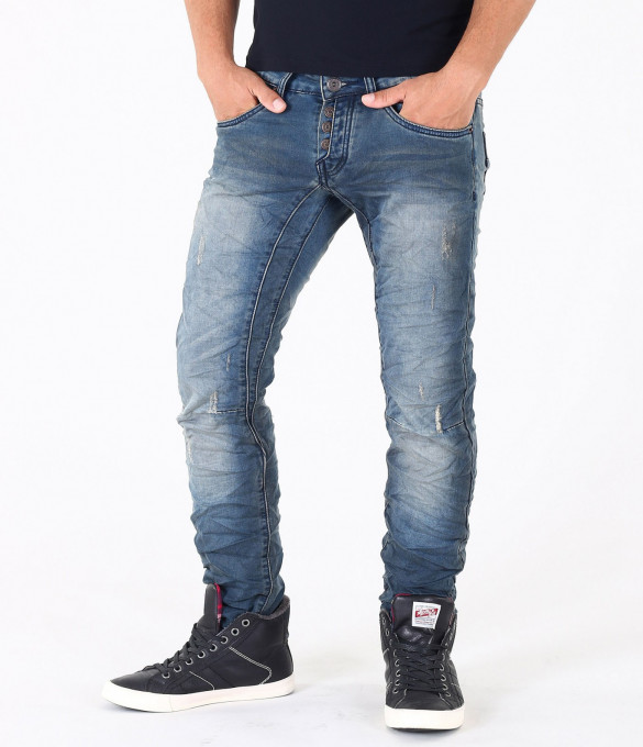 Мъжки вталени дънки-3482