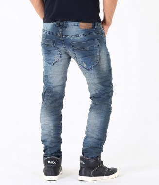 Мъжки вталени дънки-3482 2