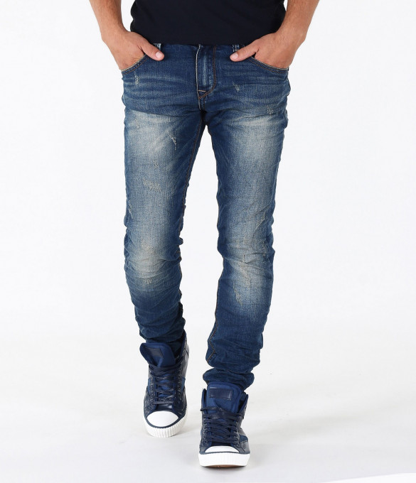 Мъжки сини модерни дънки