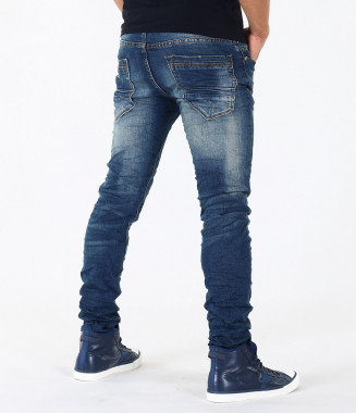 Мъжки сини модерни дънки 2