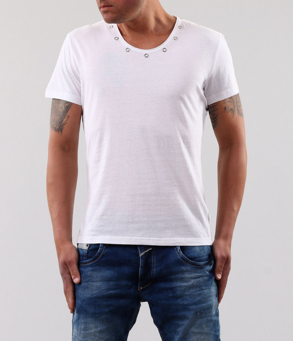 Мъжка стилна изчистена тениска