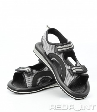 Летни сандали с цветен кант...