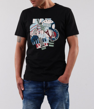 Мъжка тениска с принт