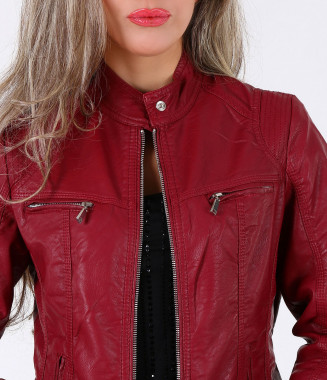 Дамско кожено яке