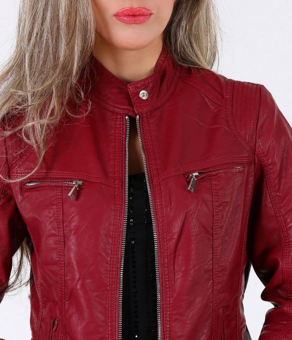 Дамско кожено яке