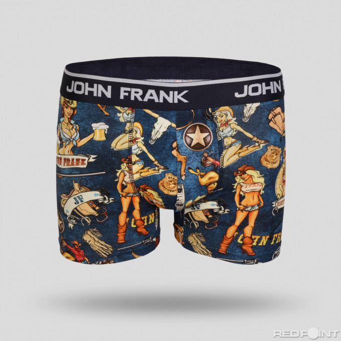 Мъжки цветни боксерки 3816 - Син