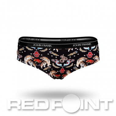 Черни бикини с цветни...