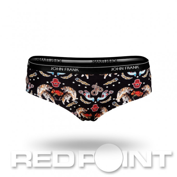 Черни бикини с цветни апликации 10406...