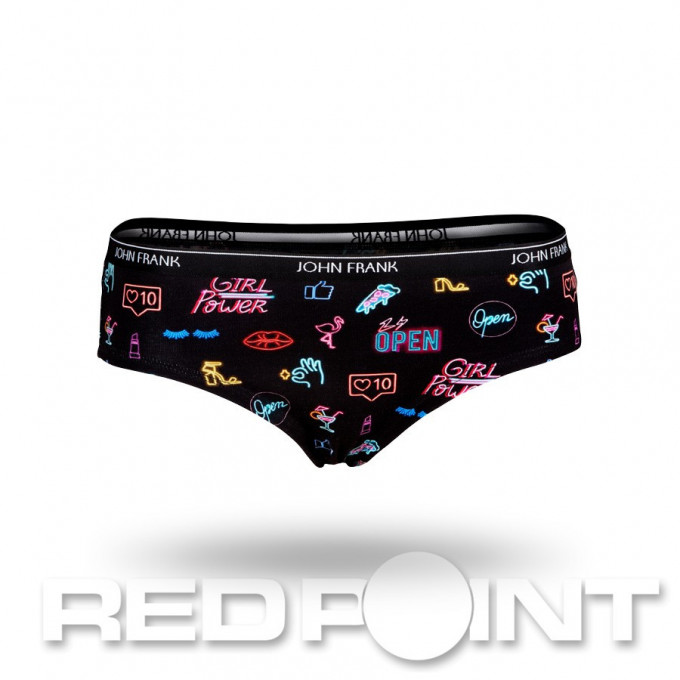 Бикини тип хипстър 10418 - Черен