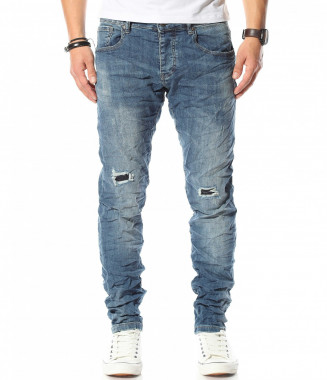 Еластични дънки с...